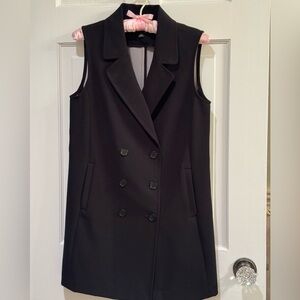 Ann Taylor Black Sleeveless vest. XS